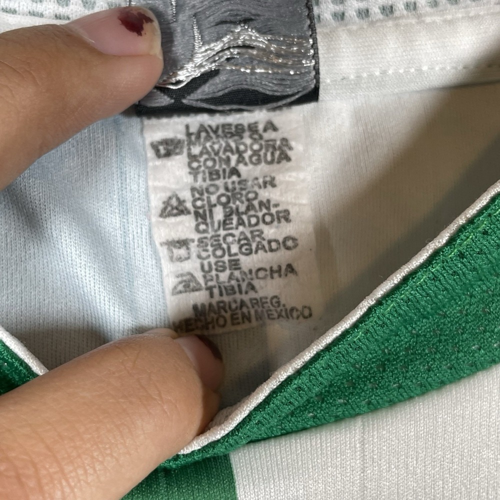 Vintage 90s Club Leon Liga MX Soccer Jersey Mens L Green Futbol Shirt Sport Wear - Picture 7 of 9
